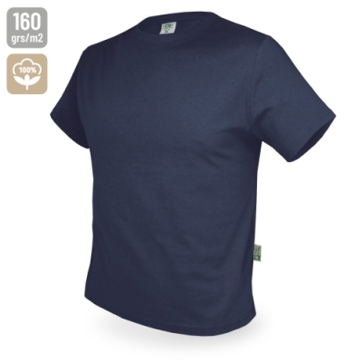 Camiseta de Algodón en Color Marrón